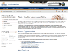 Tablet Screenshot of ocwaterlab.com